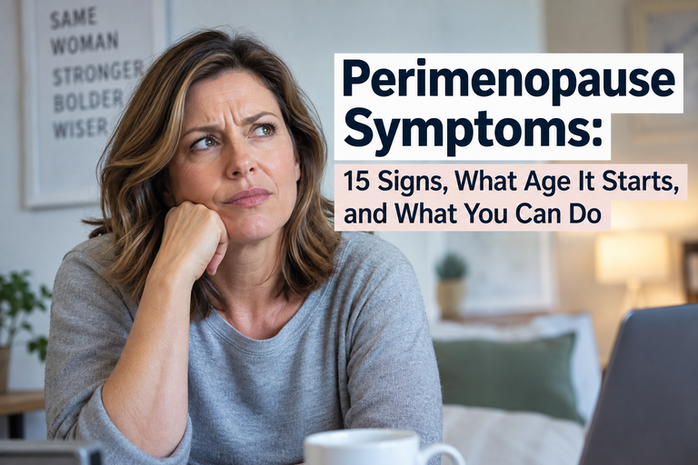 Perimenopause Symptoms: 15 Signs, What Age It Starts, and What You Can Do